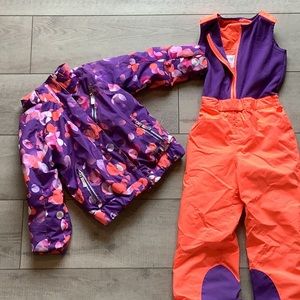 Spyder ski outfit girl